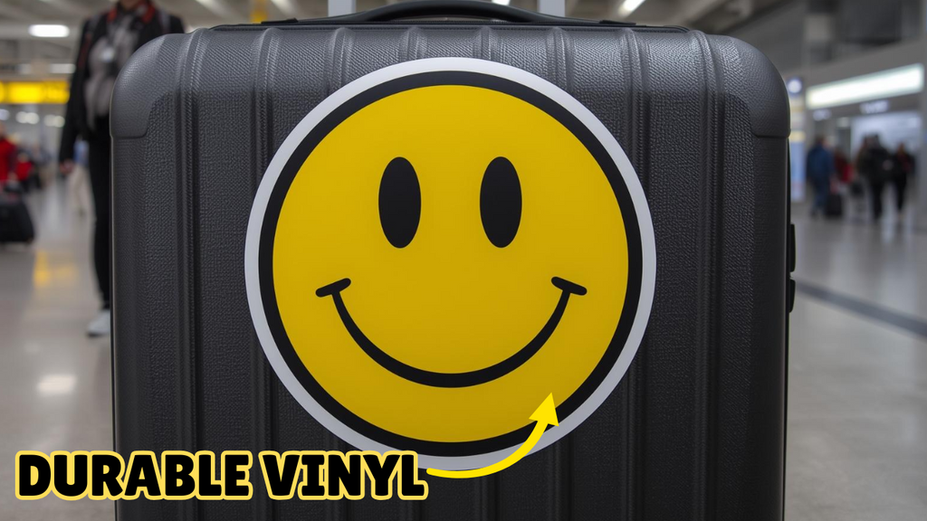 18" Jumbo/Gigantic/Extra-Large Yellow Happy Face Decal