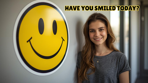 18" Jumbo/Gigantic/Extra-Large Yellow Happy Face Decal